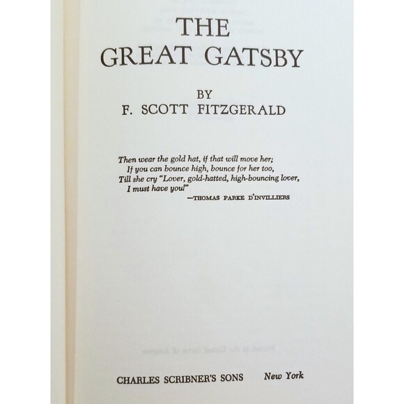 4 Vintage 1960s F Scott Fitzgerald Hardcover Novels The Great Gatsby - Picture 4 of 7
